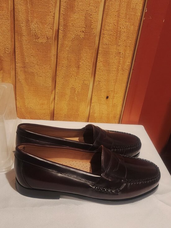 Johnston & Murphy Men\'s Hayes Oiled Leather Penny Keeper Loafers Size 9M main image 4